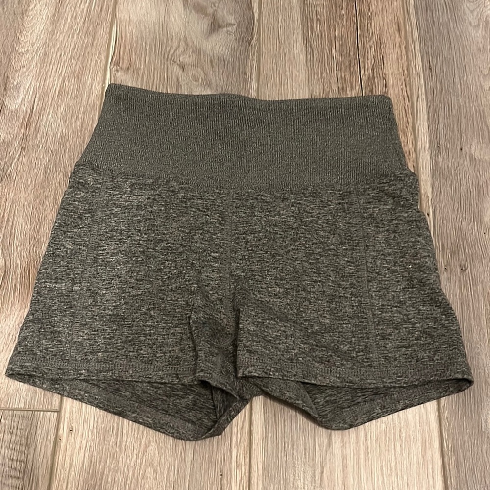 Grey biker shorts